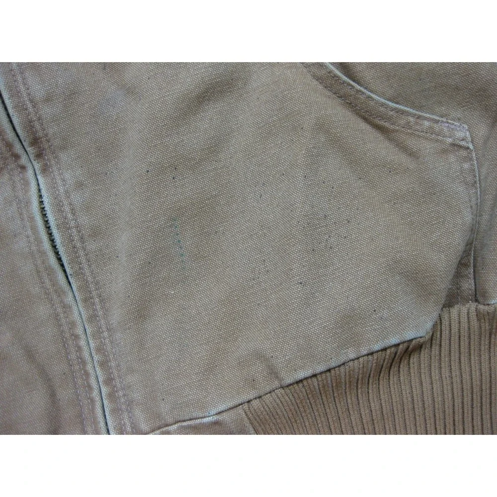 Vintage Carhartt Duck Canvas Active Jacket Men's (XL) Workwear‎ Quilt Lined J130